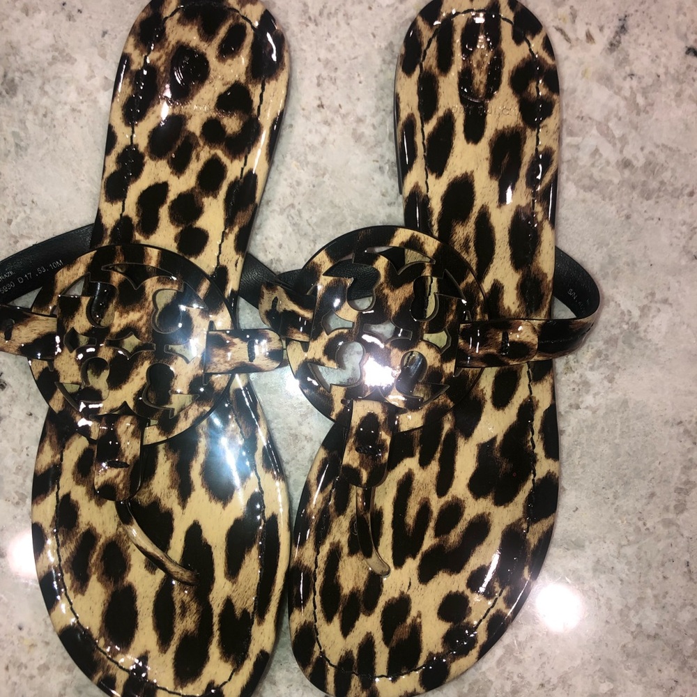 Leopard Tory Burch Miller Sandal